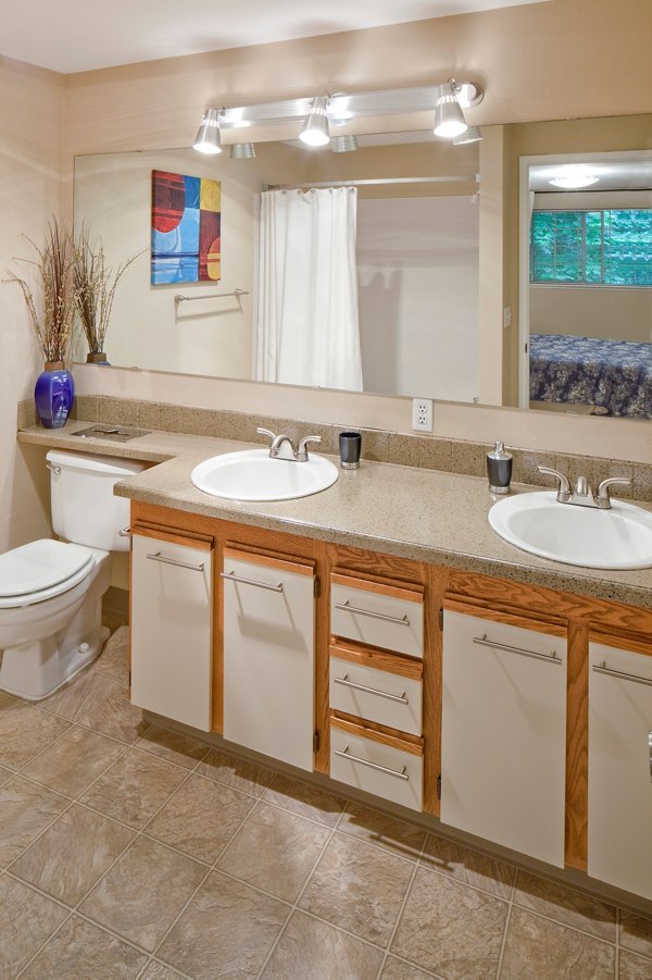 bathroom at Landmark at Tanasbourne Apartments