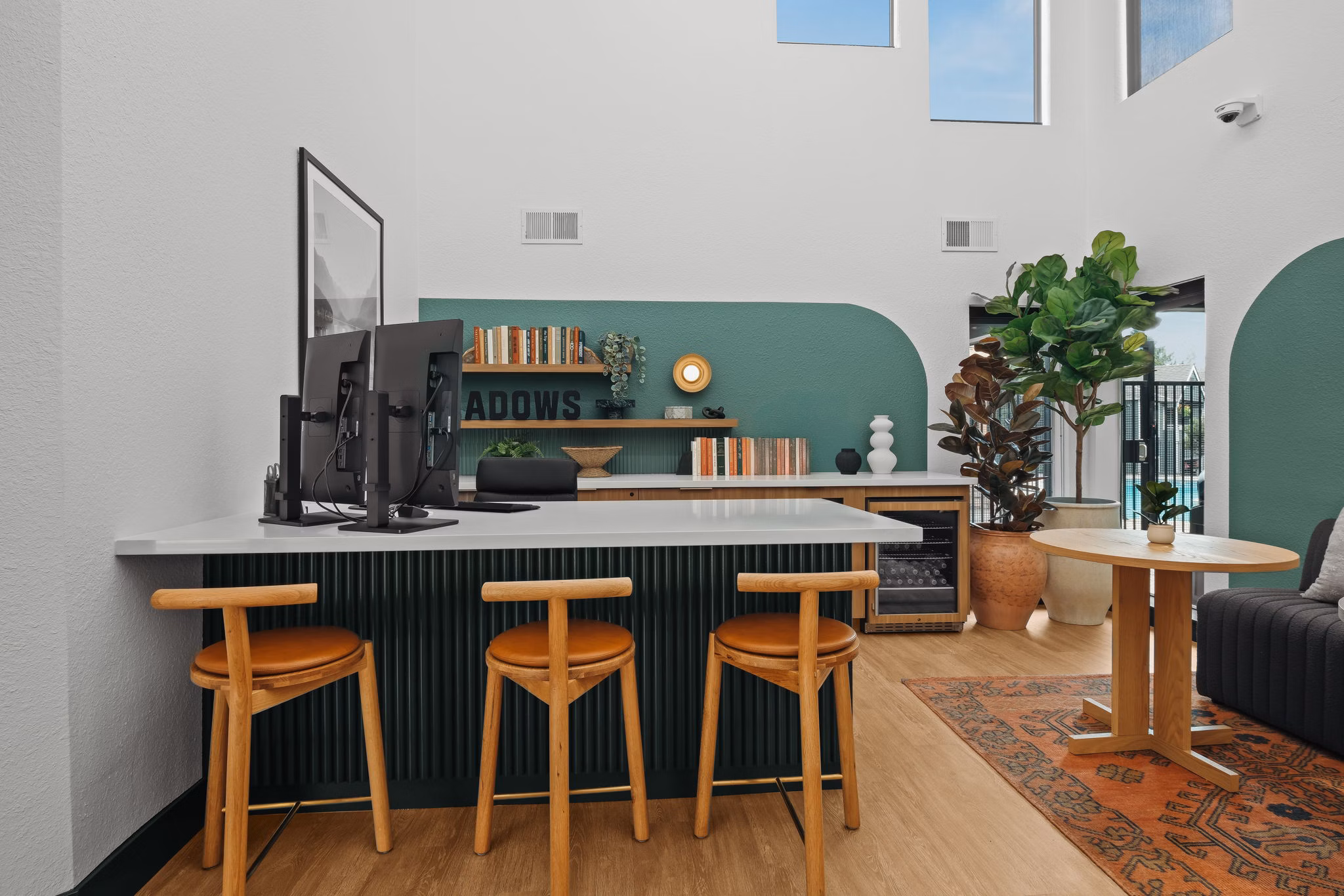 living room at Meadows at Cascade Park Apartments 