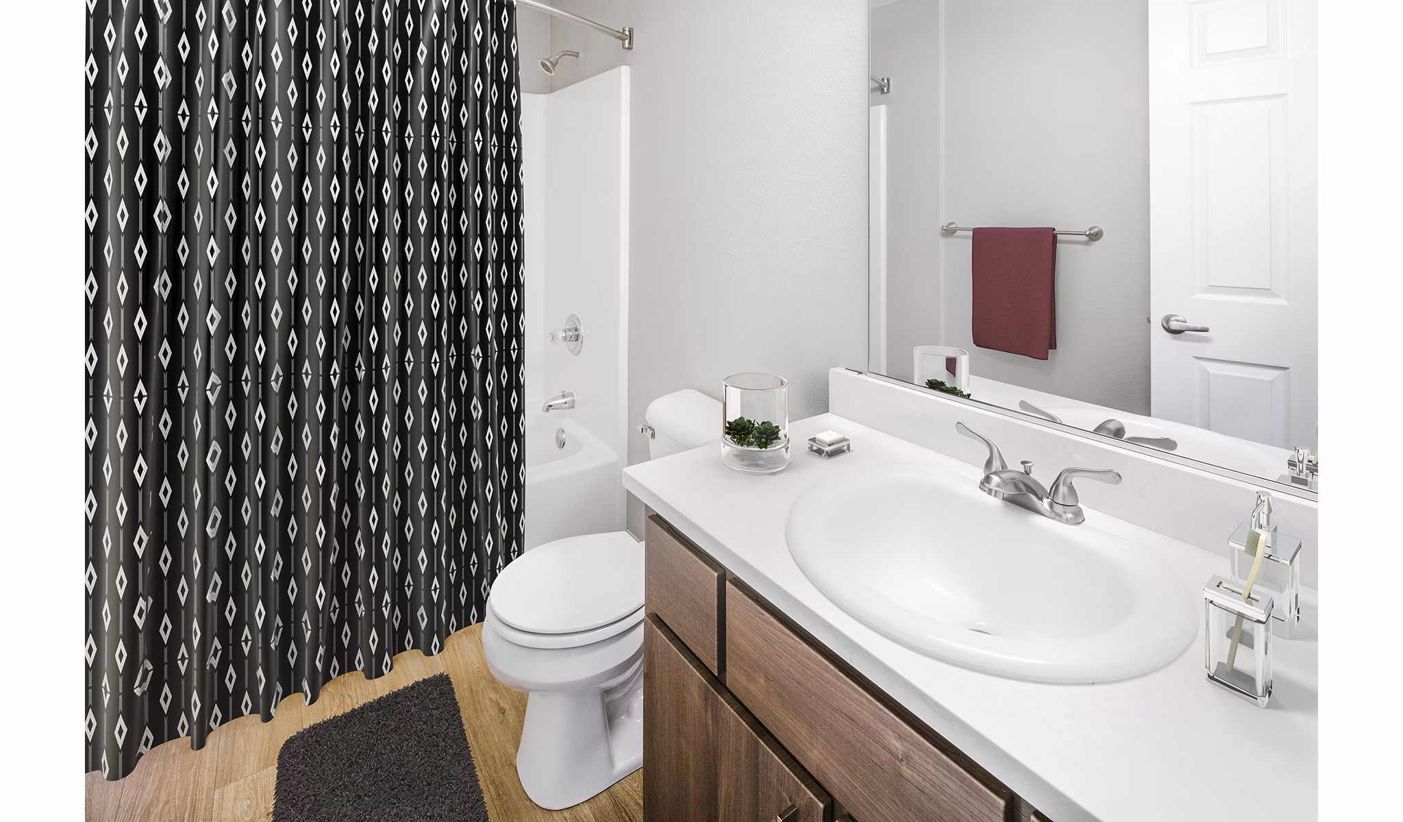rendering at River Terrace Apartments                       