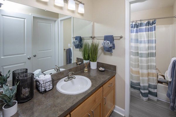 bathroom at Sorrento Bluff Apartments