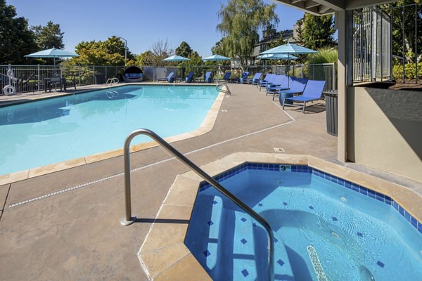 pool at Sorrento Bluff Apartments