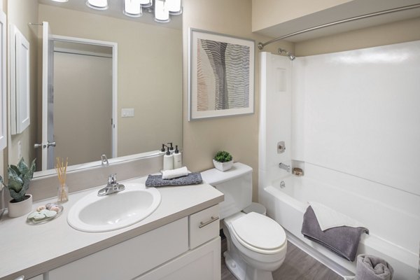 bathroom at Summerfield Apartments