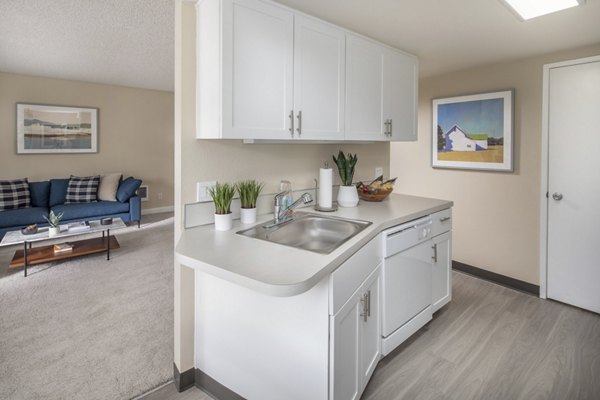 kitchen at Summerfield Apartments