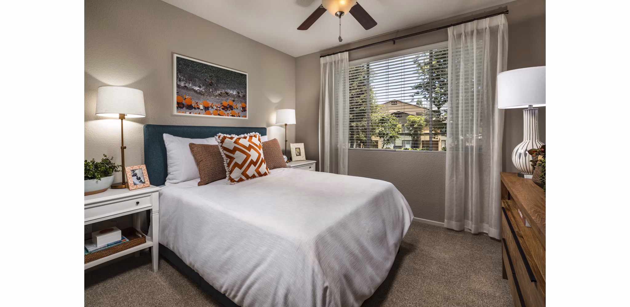 bedroom at Colonnade Apartments