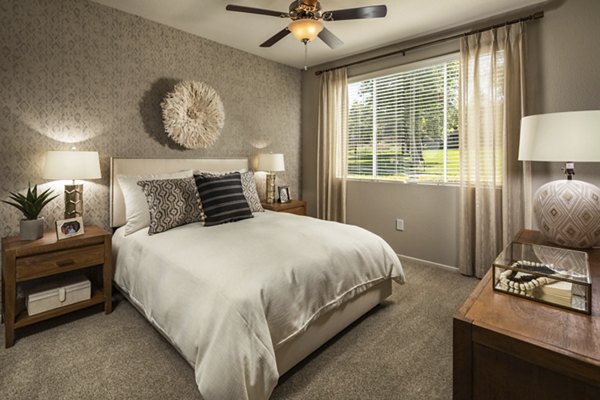 bedroom at Colonnade Apartments