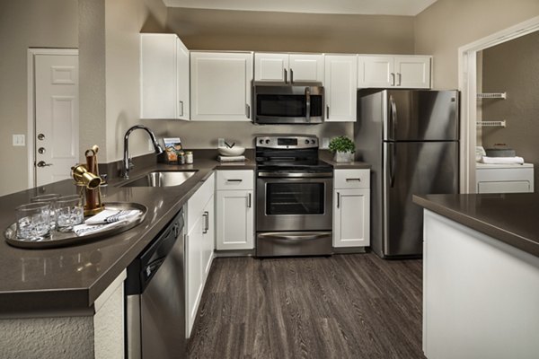 kitchen at Colonnade Apartments