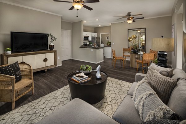 living room at Colonnade Apartments