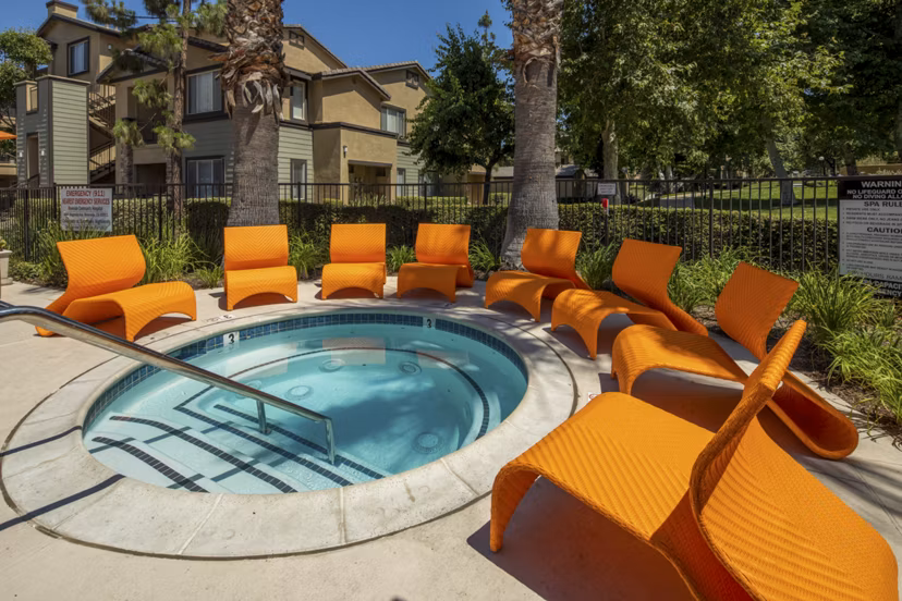 hot tub/jacuzzi at Colonnade Apartments
