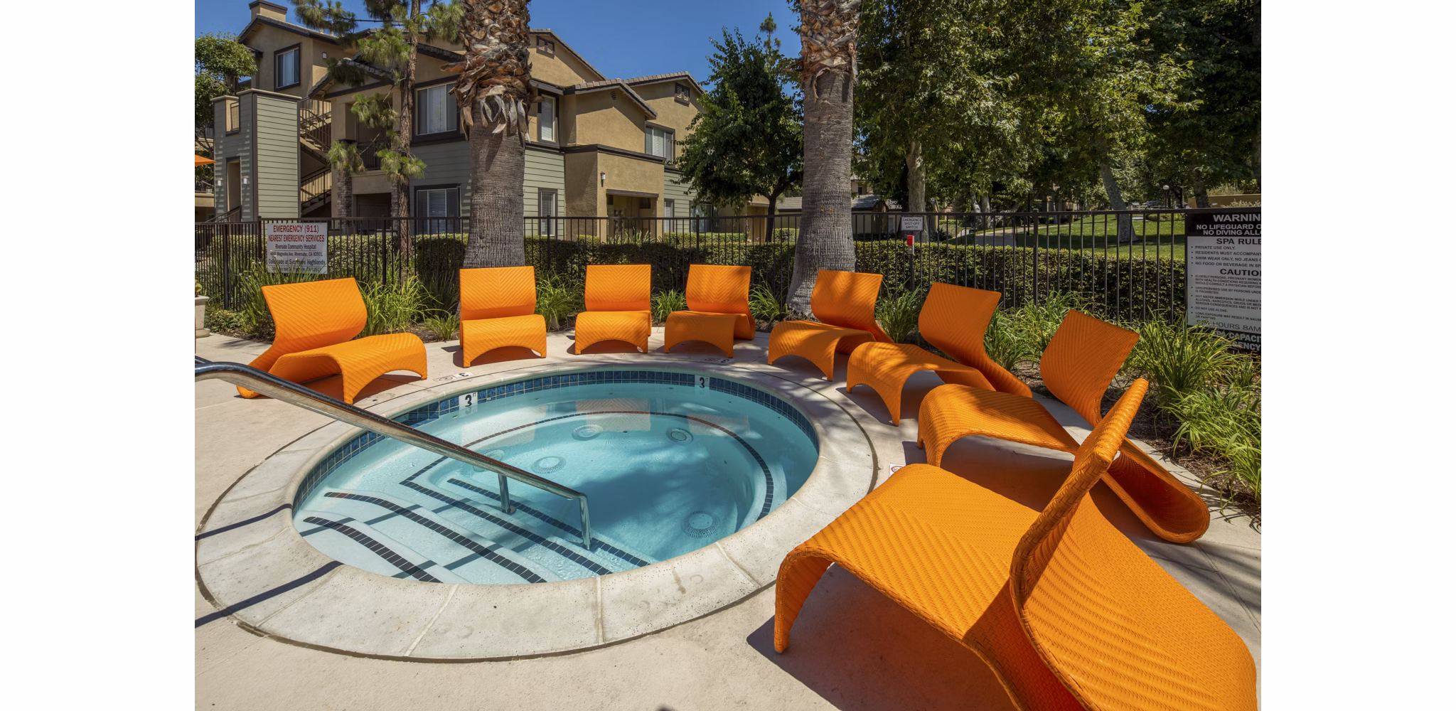 hot tub/jacuzzi at Colonnade Apartments