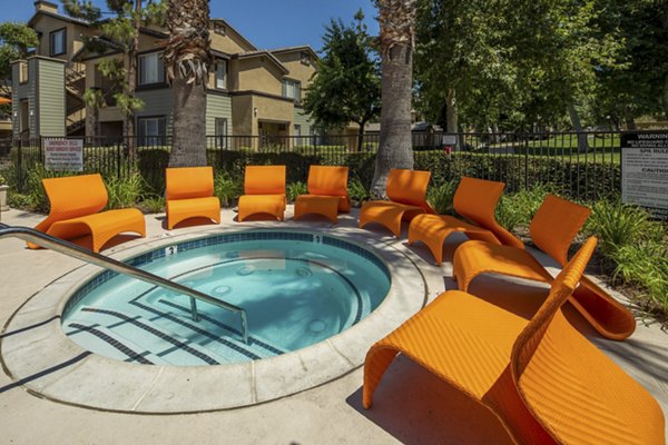 hot tub/jacuzzi at Colonnade Apartments