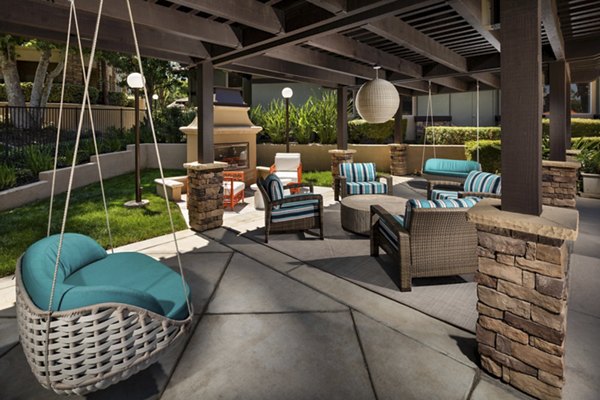 patio at Colonnade Apartments