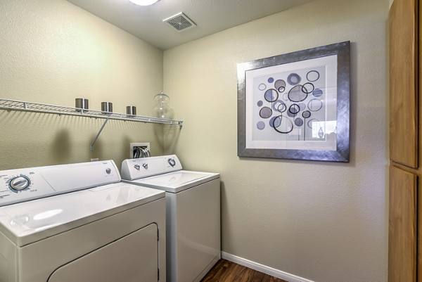 Laundry room at the Villas at Towngate