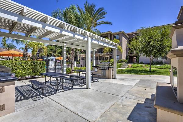 Grill area at the Villas at Towngate