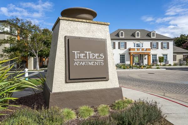 signage at The Tides Apartments