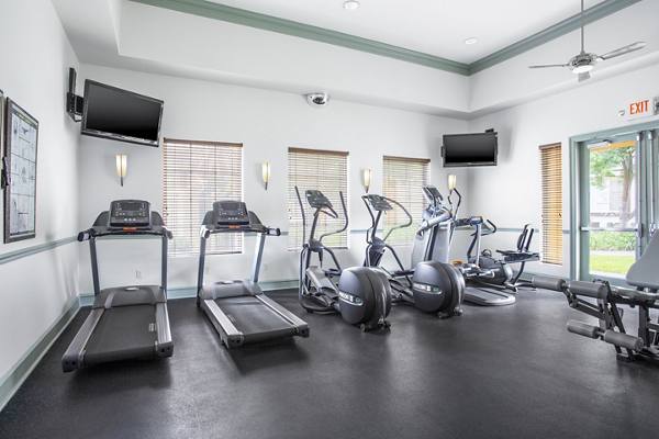 fitness center at The Tides Apartments