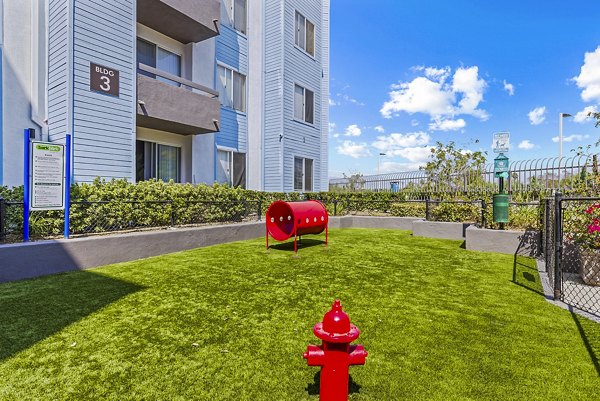 dog park at Enclave Apartments