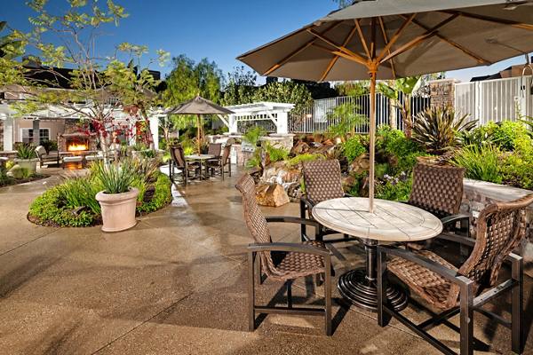 patio at Channel Point Apartments