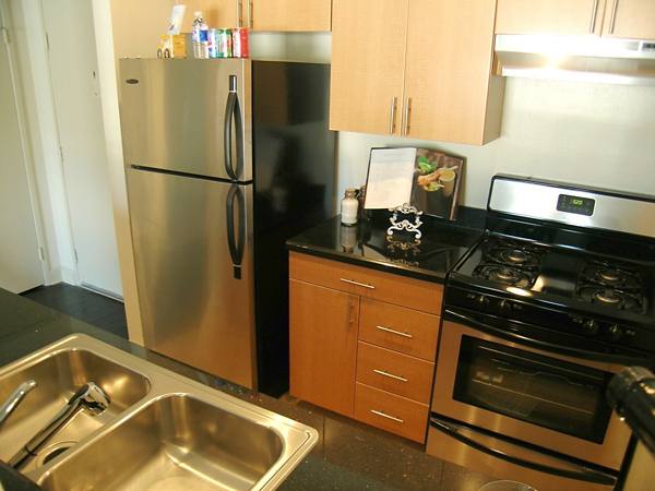 kitchen at Towers at Hollywood Hills Apartments