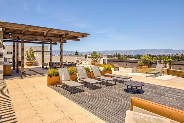 patio/balcony at The Dudley Apartments