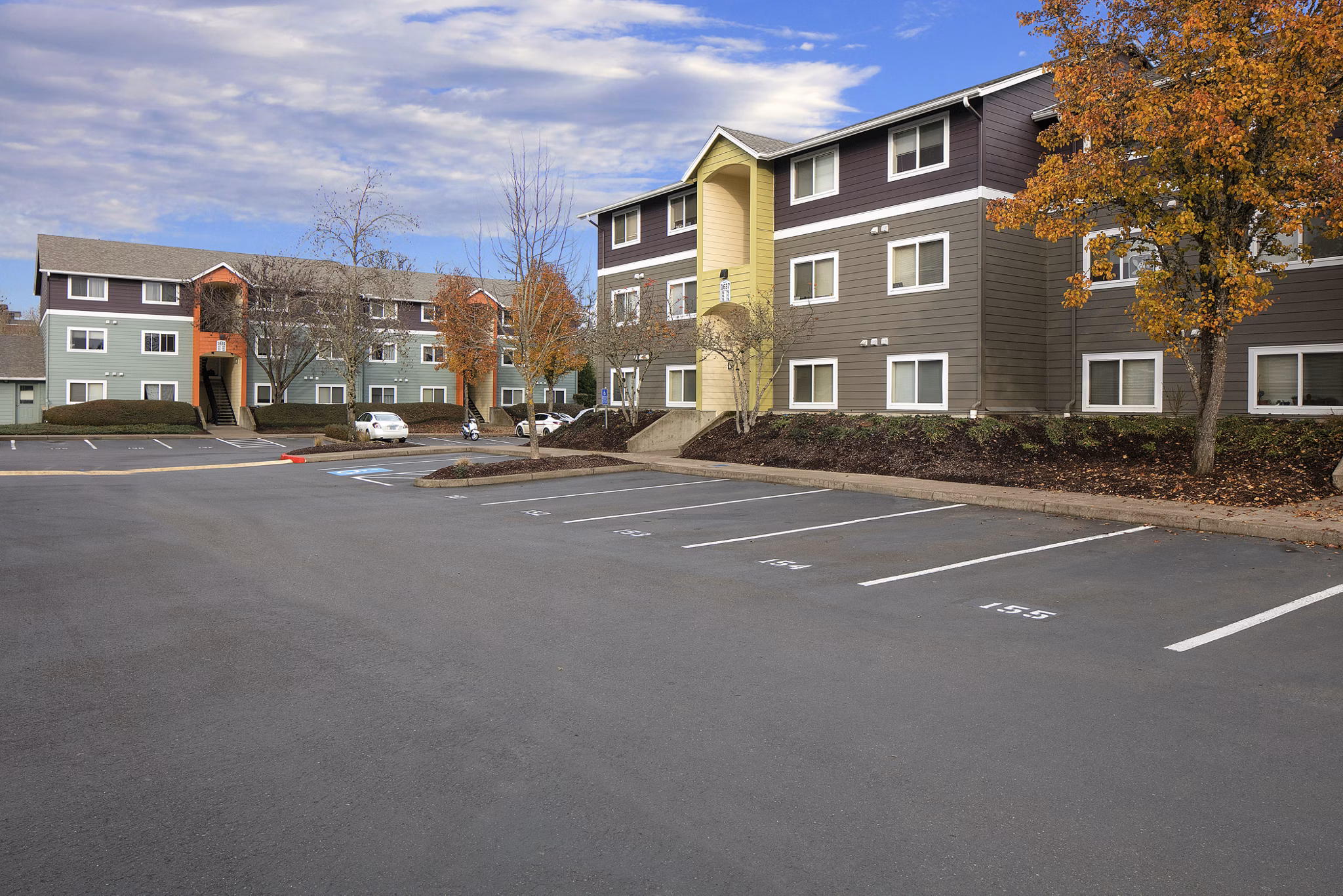 Creekside Apartments: Luxury garden-style apartments nestled in a scenic setting
