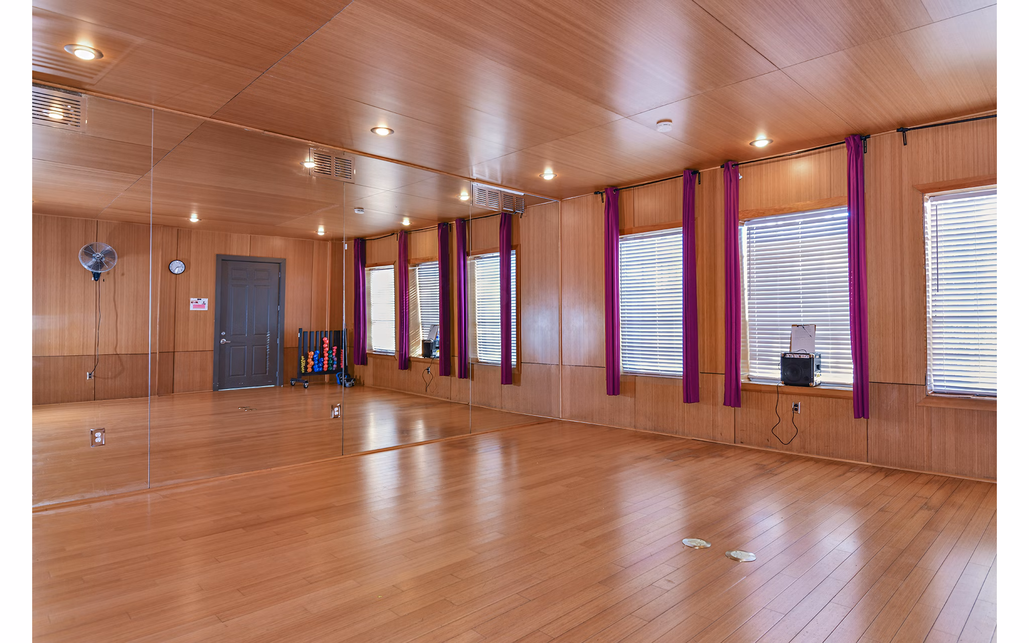 yoga - spin studio at Belmont Apartments