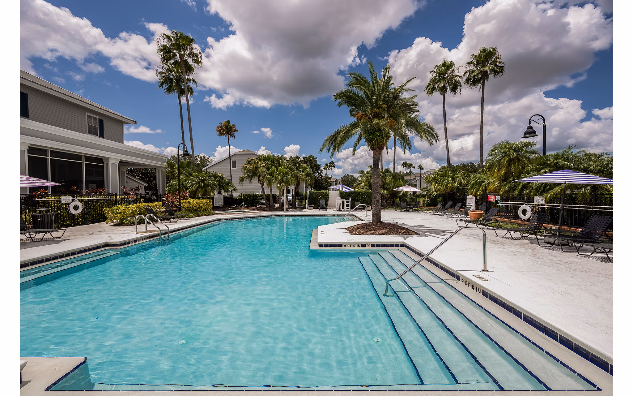 pool at Belmont Apartments