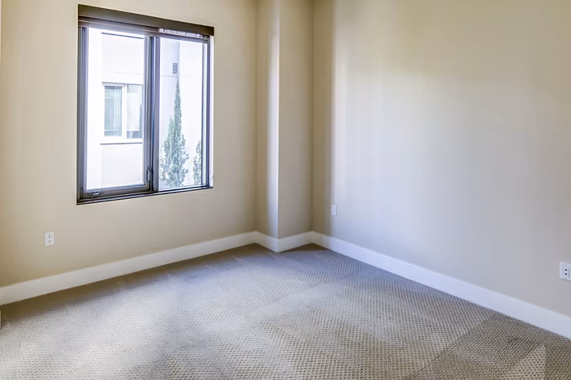 Cozy bedroom with modern decor at Levare Apartments â€“ luxury living in Greystar's premium community