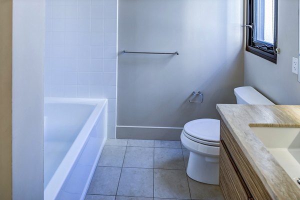 bathroom at Levare Apartments