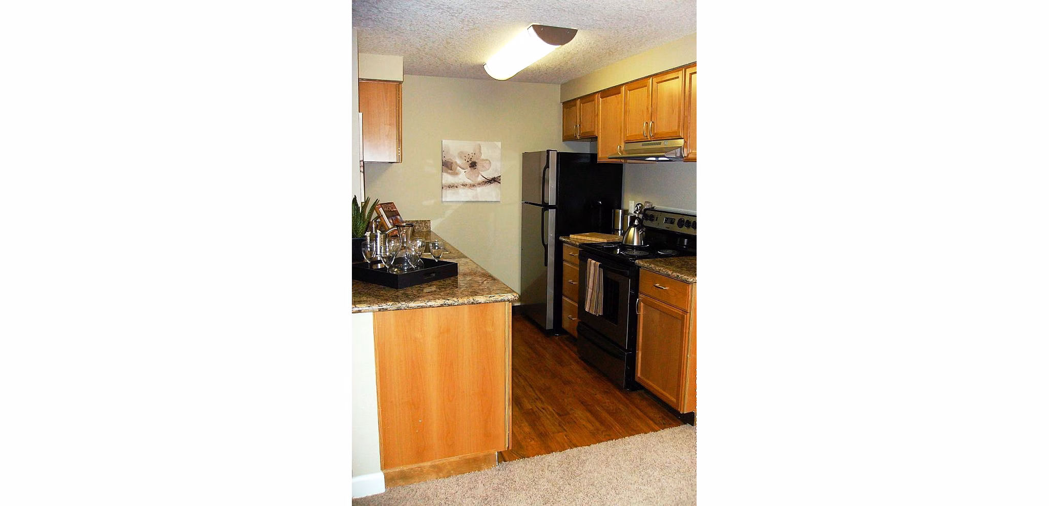 kitchen at Parkridge Apartments
