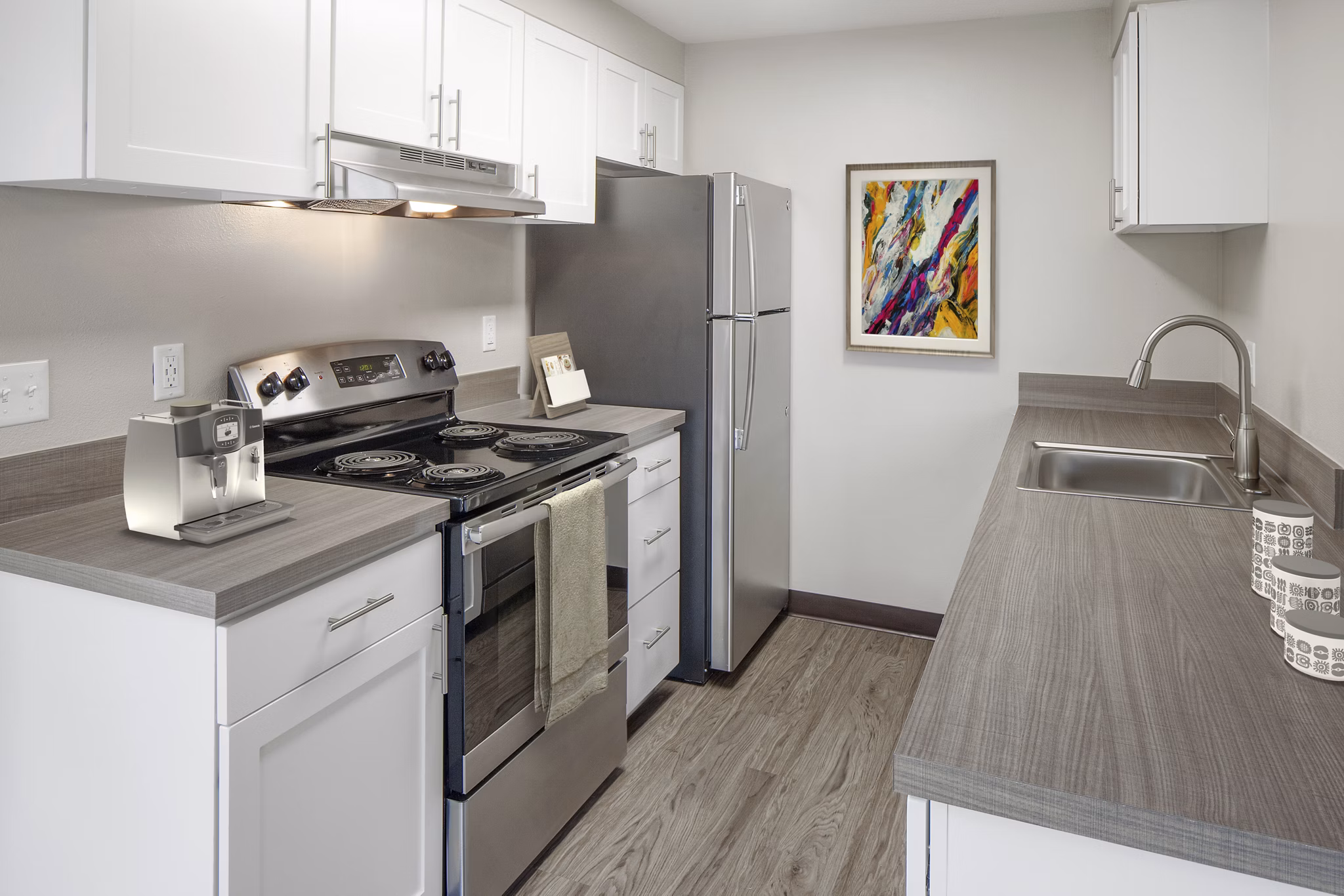 kitchen at Parkridge I Apartments