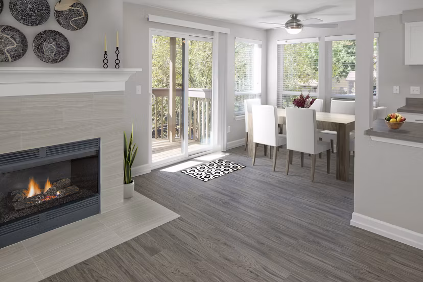 living room at Parkridge I Apartments