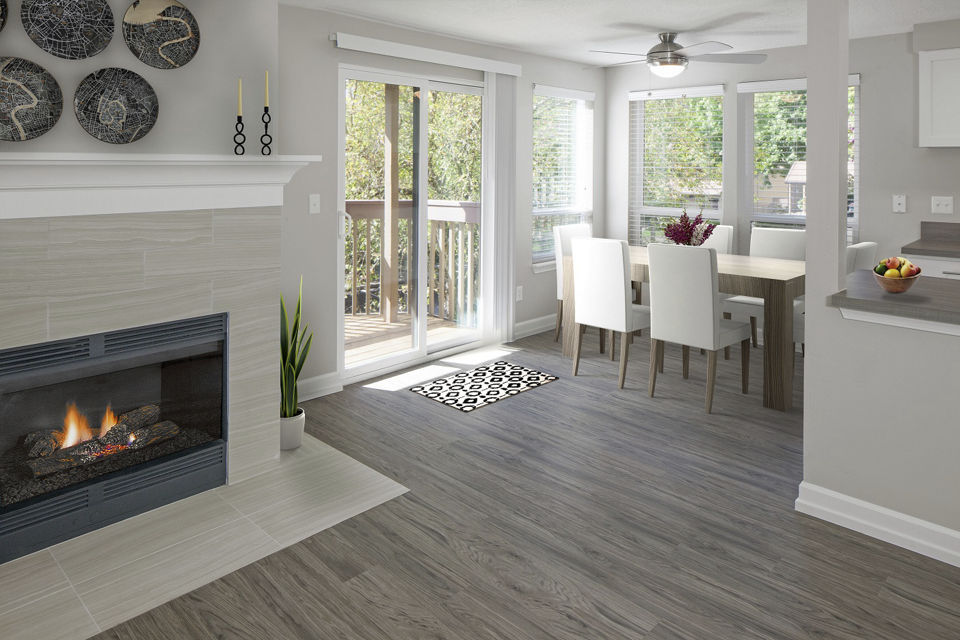 living room at Parkridge I Apartments
