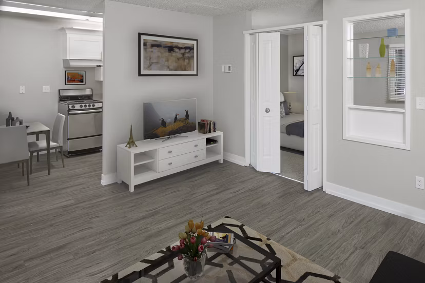 living room at Parkridge I Apartments