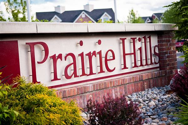 signage at Prairie Hills Apartments