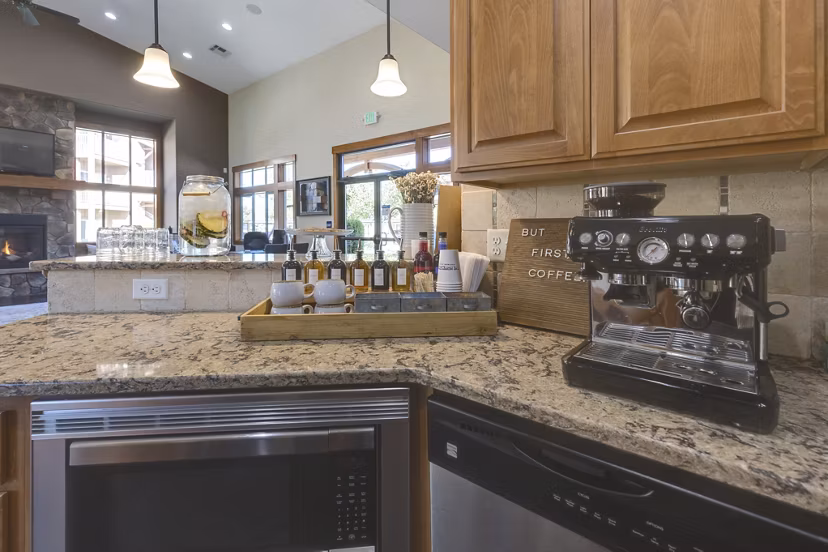 kitchen at The Homestead Apartments