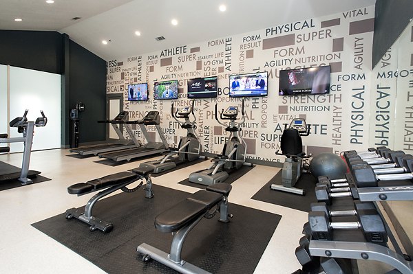 fitness center at Vue at 3600 Apartments