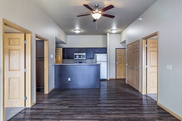 Elegant dining room with chic decor in Plantation at Hunters Run Apartments