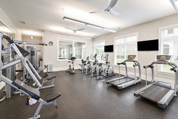 fitness center at Parkside Place Apartments