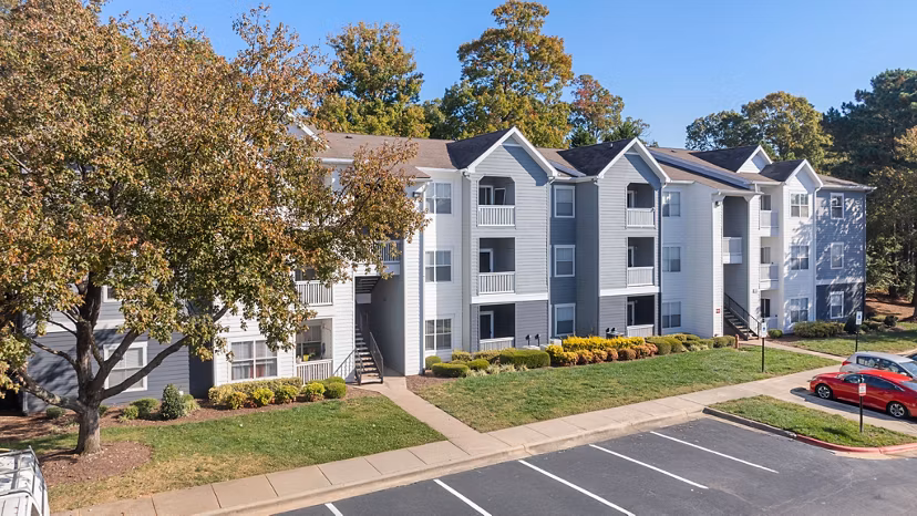exterior at The Riley Apartments 
