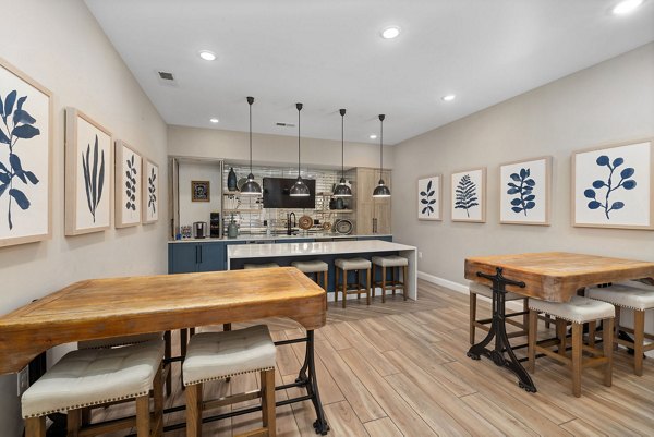 clubhouse at The Riley Apartments 