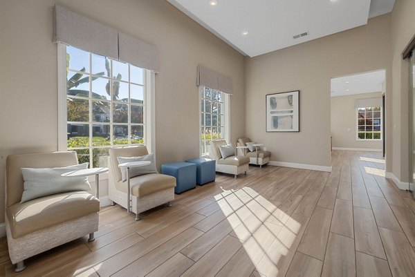 clubhouse at The Riley Apartments 