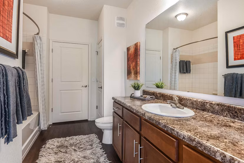 bathroom at The Vineyards at Hammock Ridge Apartments 