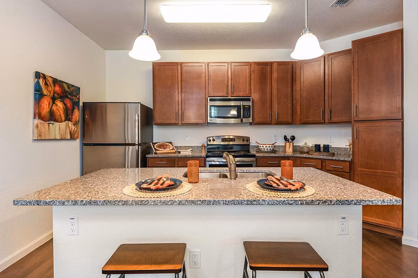 kitchen at The Vineyards at Hammock Ridge Apartments 