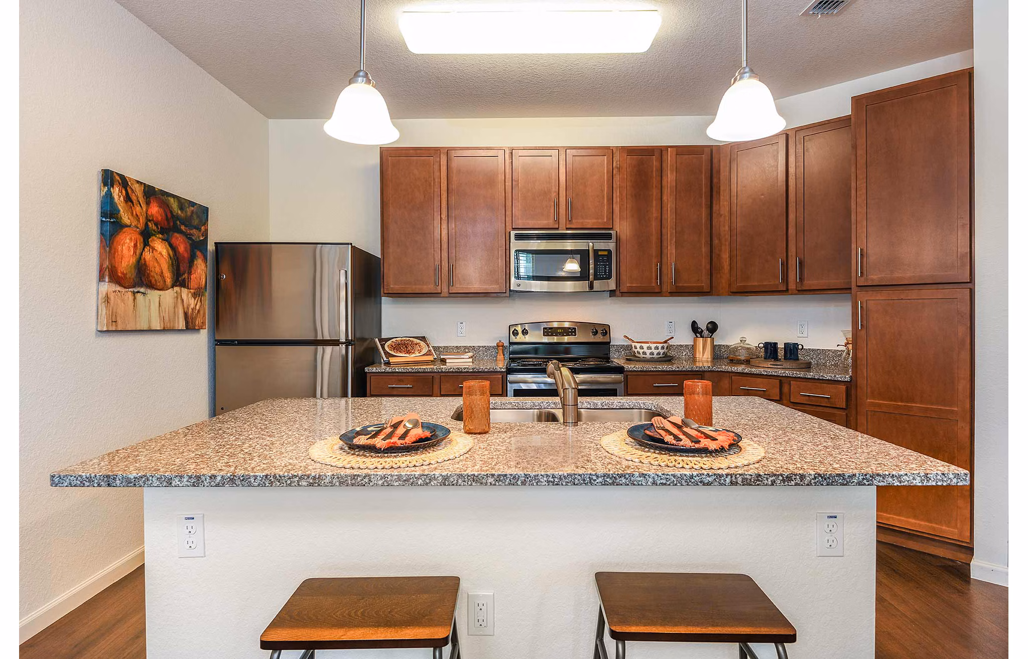kitchen at The Vineyards at Hammock Ridge Apartments 