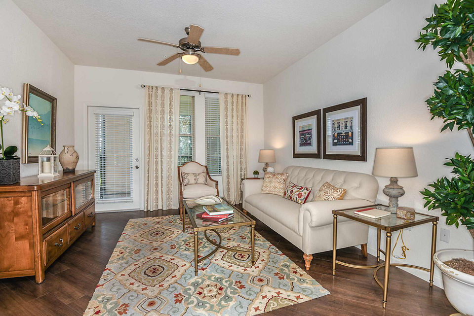 living room at The Vineyards at Hammock Ridge Apartments 