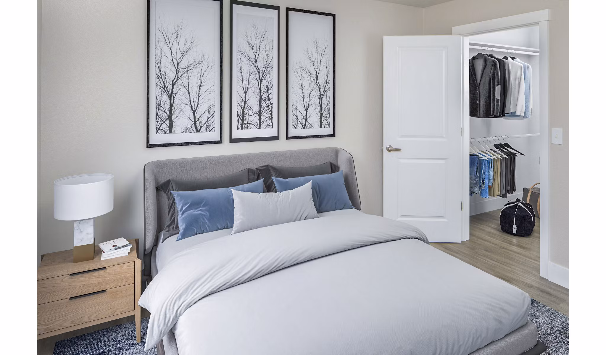 bedroom at Arbor Heights Apartments