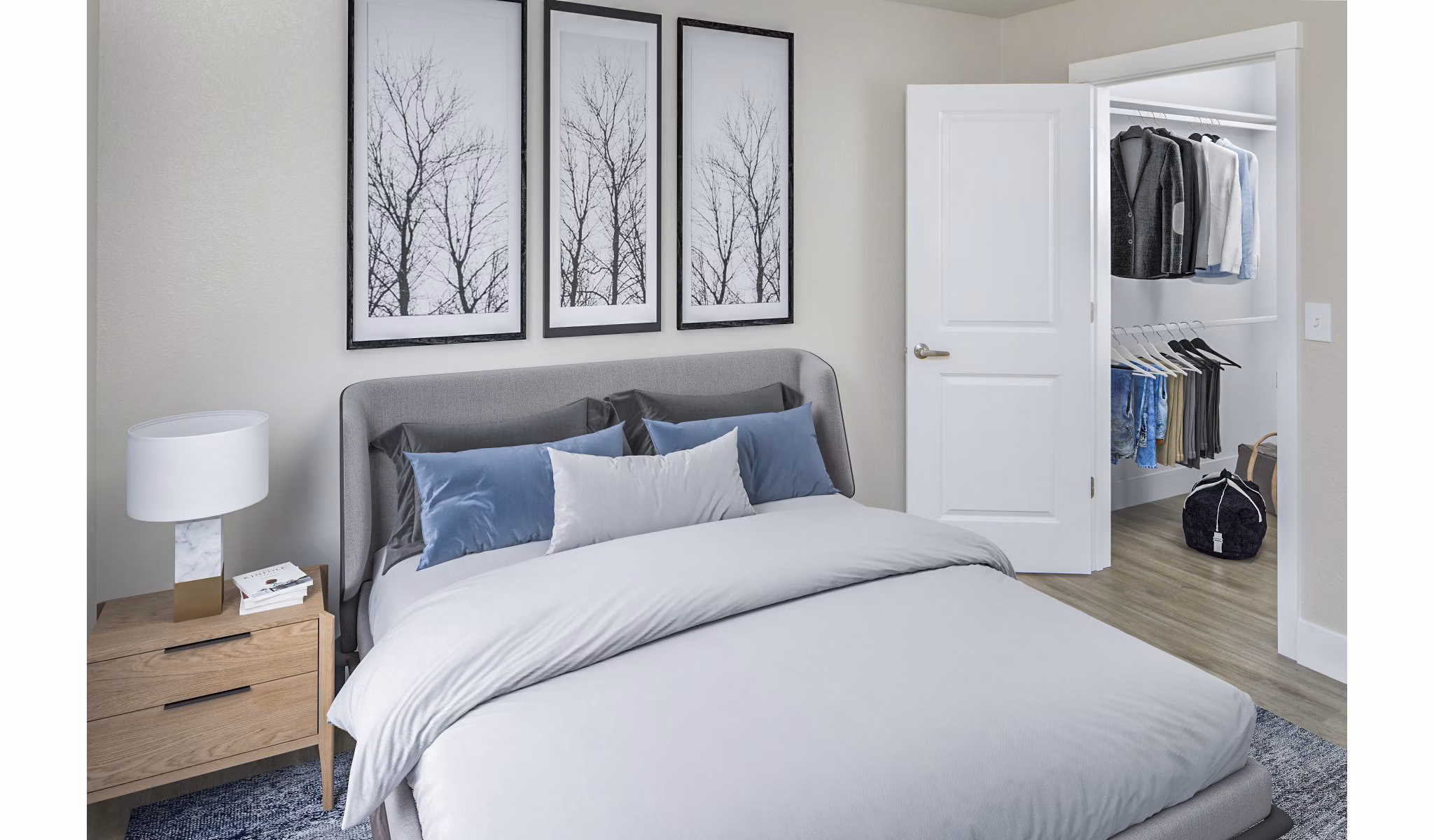 bedroom at Arbor Heights Apartments