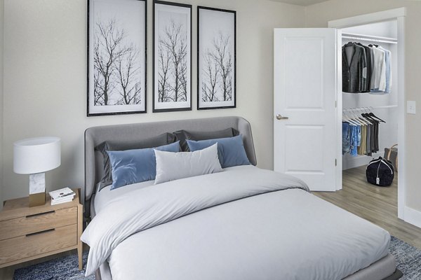 bedroom at Arbor Heights Apartments