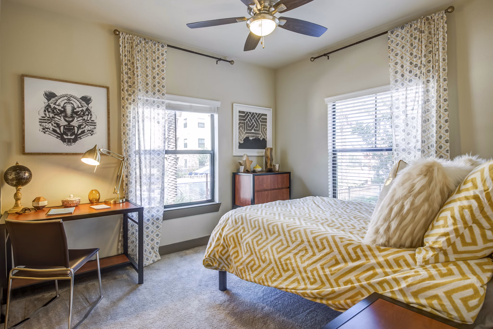 bedroom at Uptown Square Apartments