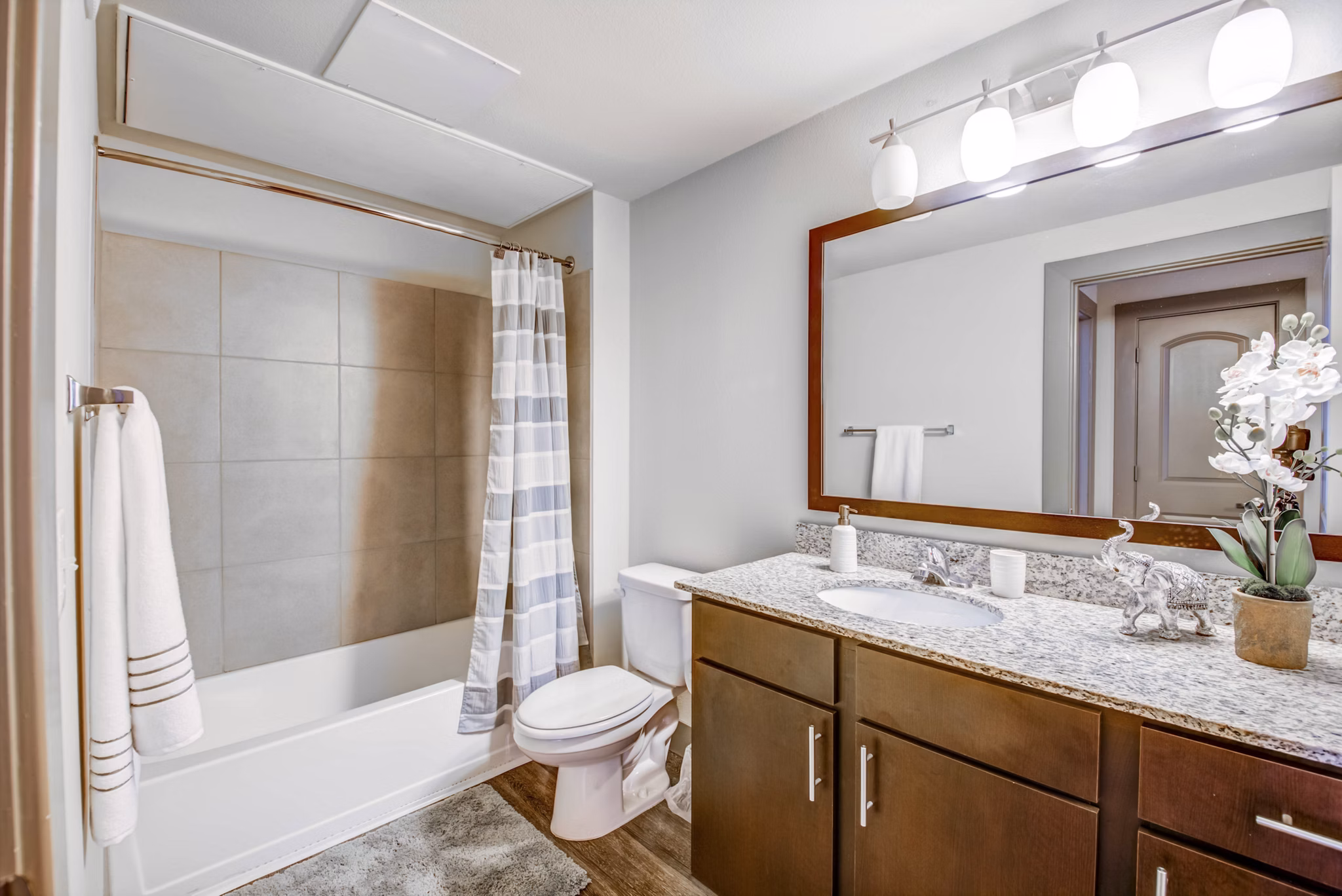 bathroom at Uptown Square Apartments